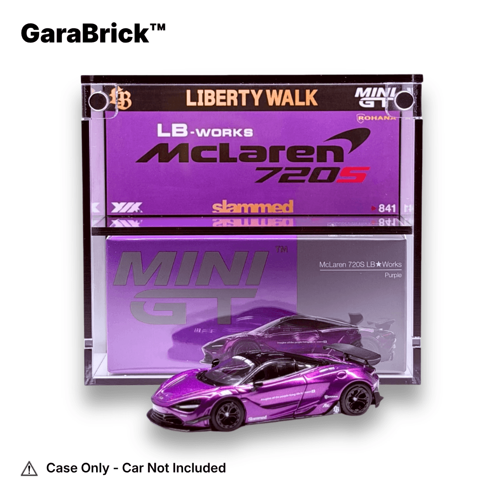 MINIGT リバティーウォークMCLAREN限定 JETFIGHTEケース付き MiniGT Display Case for McLaren 720S 