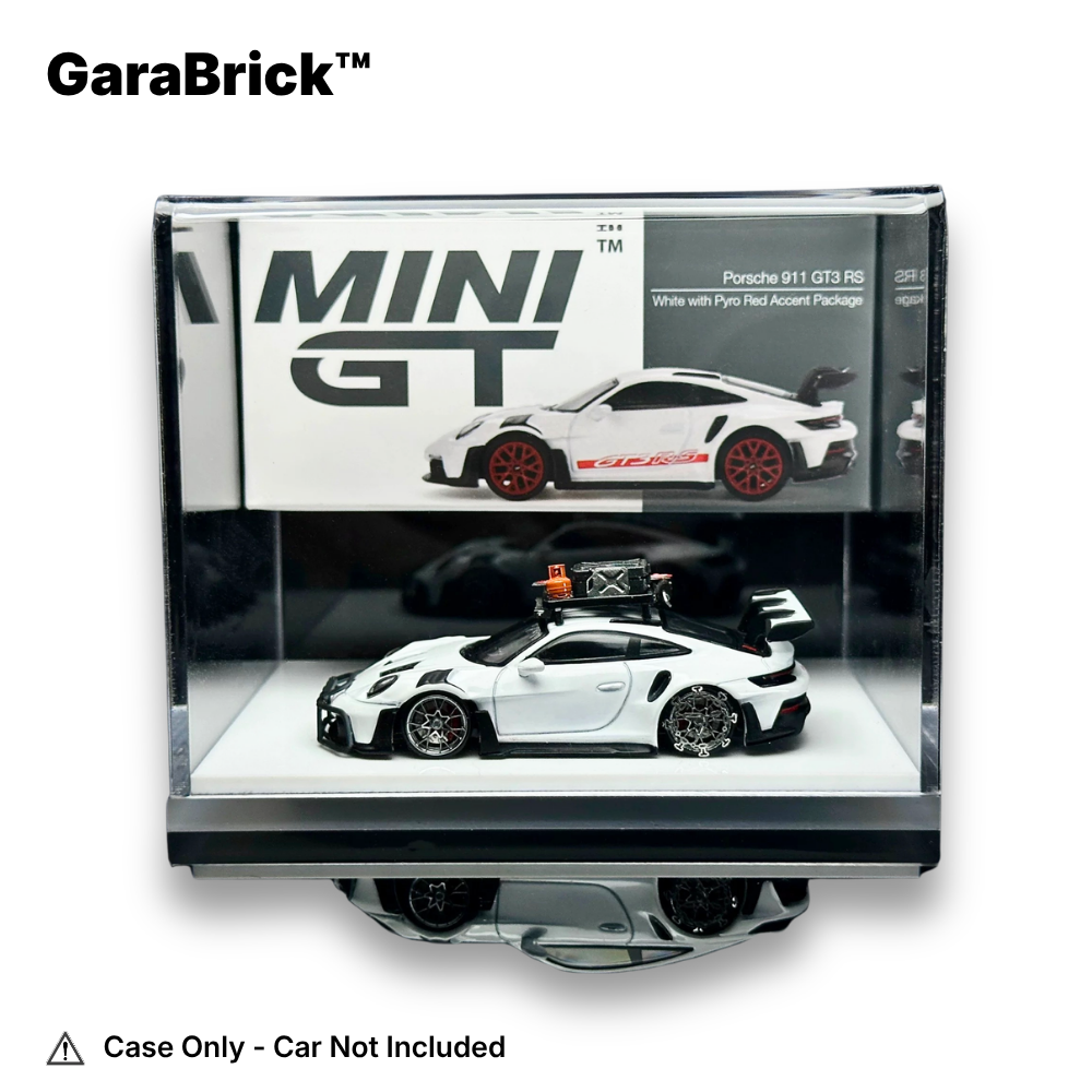 Double-Deck Display Case - 1:64 Acrylic Case for MiniGT, Tarmac