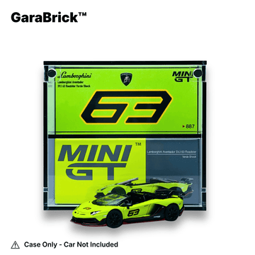 MiniGT Display Case for Lamborghini Aventador SVJ 63 Roadster (#887)