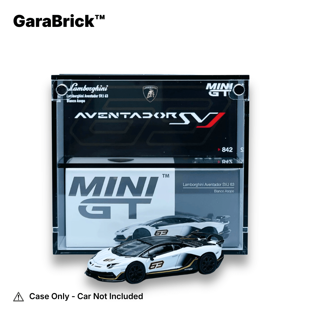 MiniGT Display Case for Lamborghini Aventador SVJ 63 (#842)