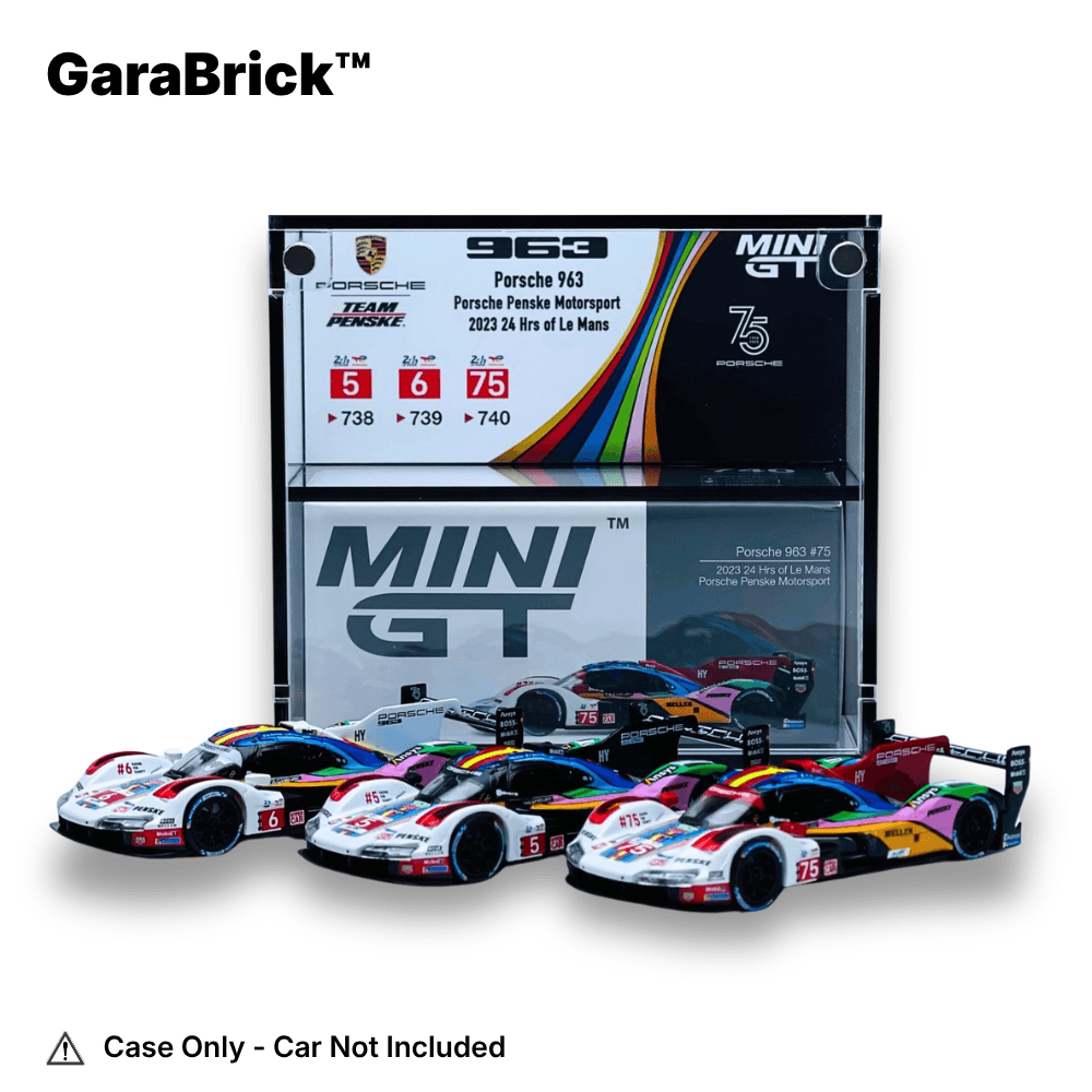 MiniGT Display Case for Porsche 963 #75 (#738)