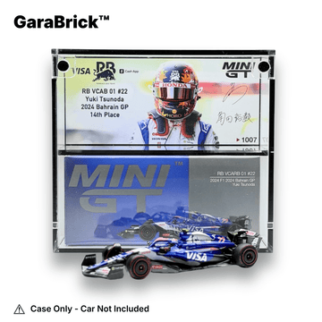 MiniGT Display Case for RB VCARB 01 #22 2024 F1 2024 Bahrain GP Yuki Tsunoda (#1007) (Copy)