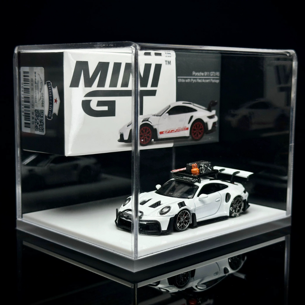 Double-Deck Display Case - 1:64 Acrylic Case for MiniGT, Tarmac Works & Para64