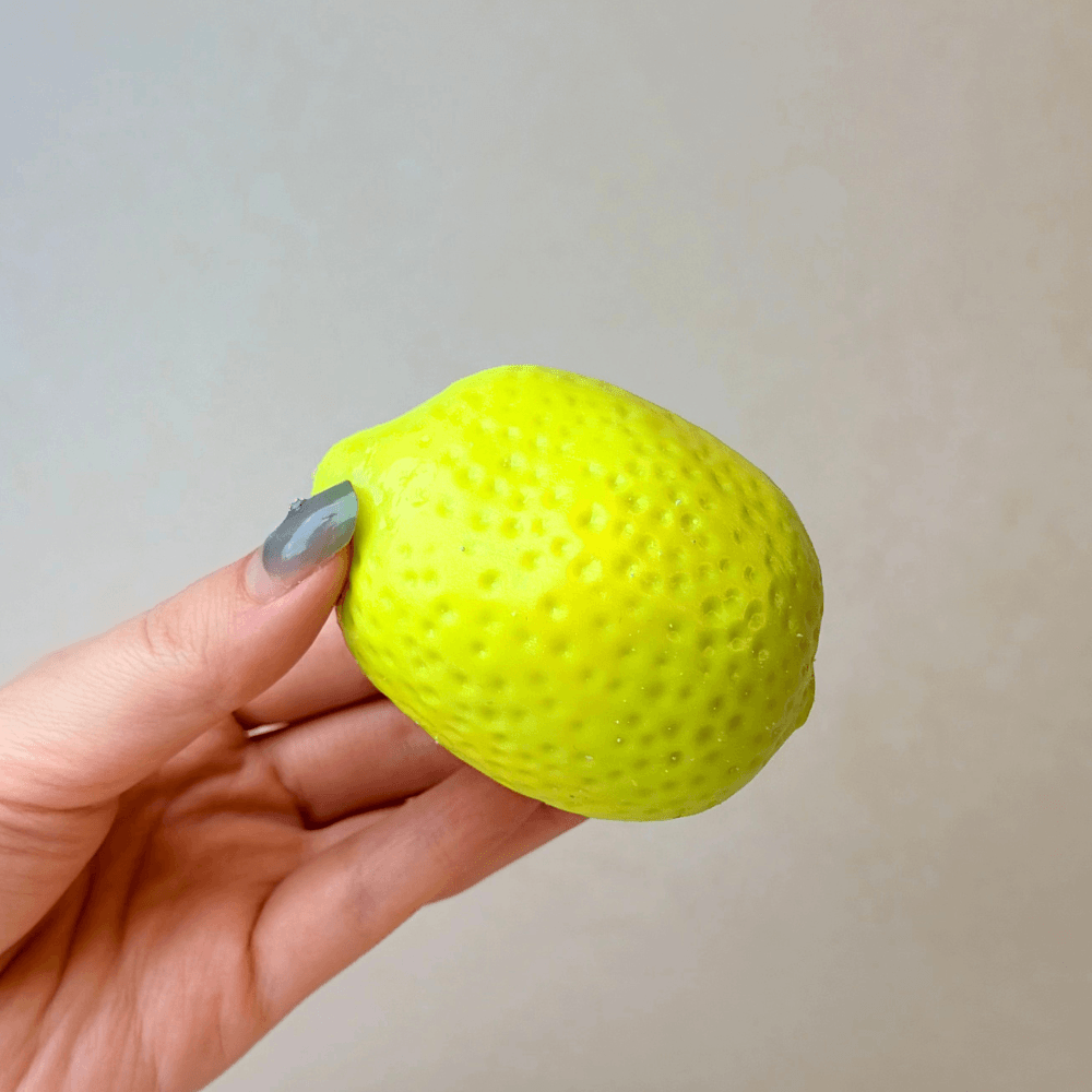 Crunchy Lemon Squishy _ Block Filling | Squeeze & Color-Changing Fun