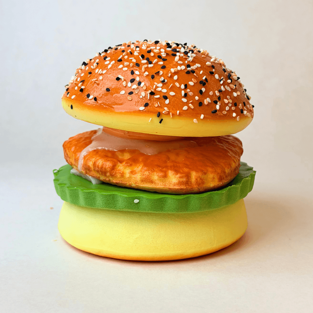Peel-Apart Burger Squishy _ Slow Rising & Soft