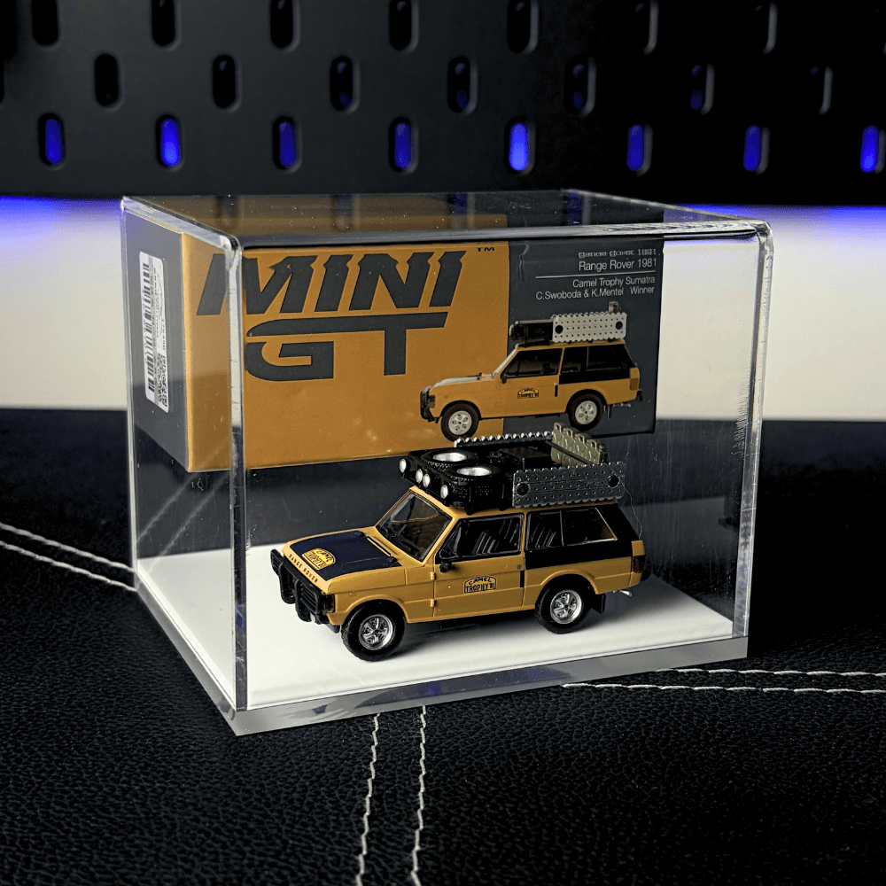 Double-Deck Display Case - 1:64 Acrylic Case for MiniGT, Tarmac Works & Para64