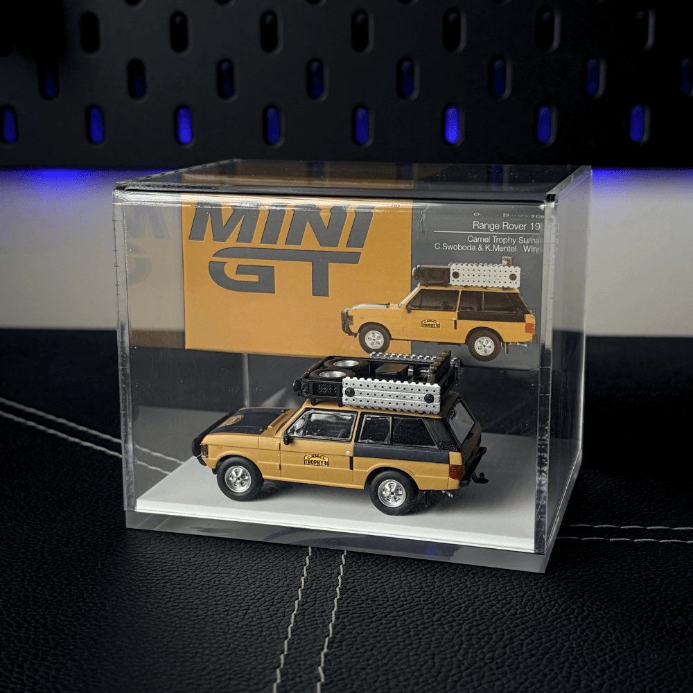 Double-Deck Display Case - 1:64 Acrylic Case for MiniGT, Tarmac Works & Para64