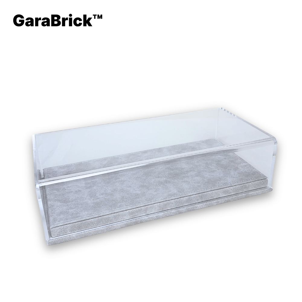 1:64 Diecast Car Display Case with LED Light - Fits up to 6 Cars - Dustproof Acrylic Showcase