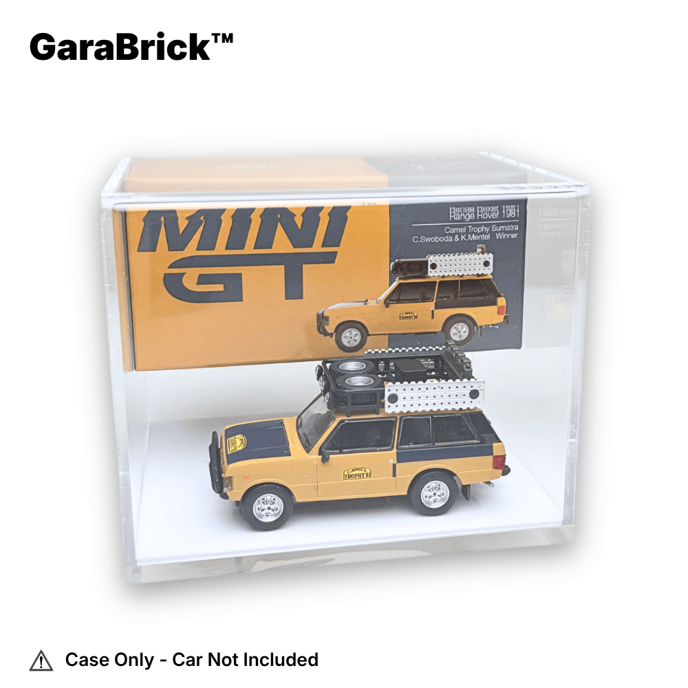 Double-Deck Display Case - 1:64 Acrylic Case for MiniGT, Tarmac Works & Para64
