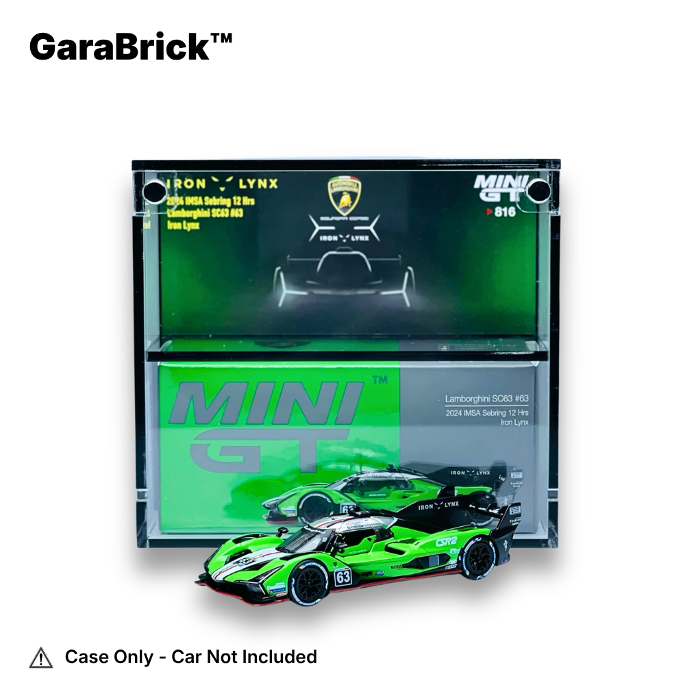 MiniGT Display Case for Lamborghini SC63 #63 (#816)