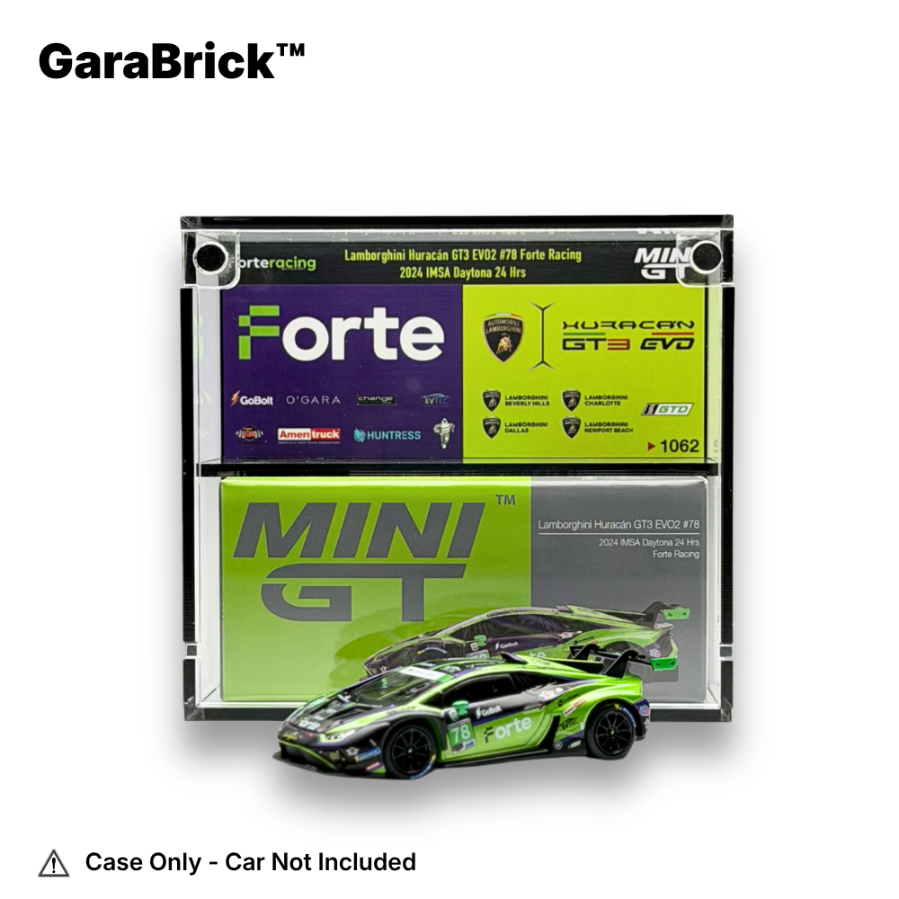 MiniGT Display Case for Lamborghini Huracán GT3 EVO2 #78 (#1062)