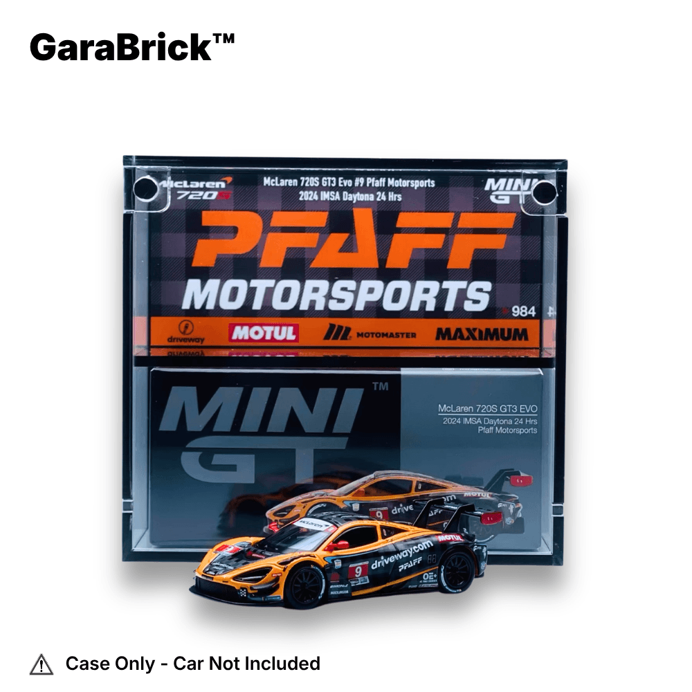 MiniGT Display Case for McLaren 720S GT3 EVO (#984)