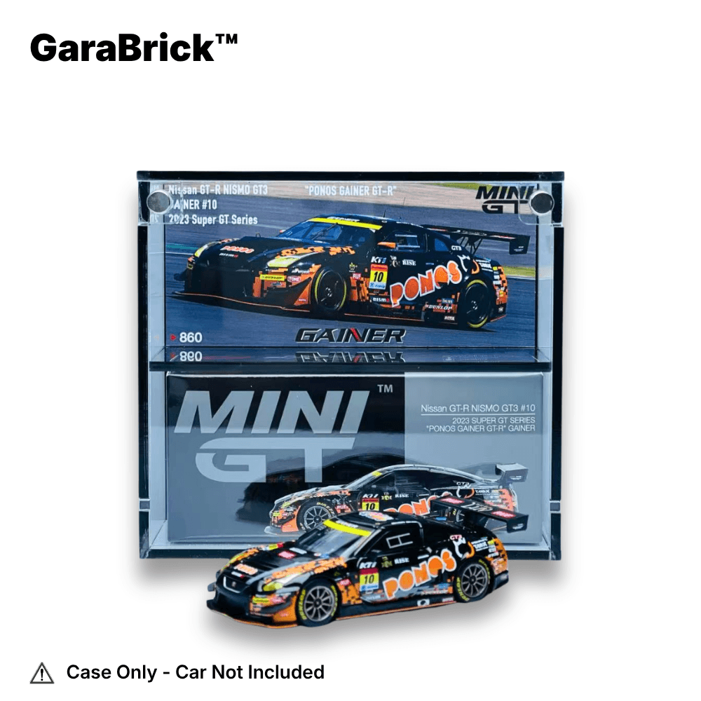 MiniGT Display Case for Nissan GT-R NISMO GT3 #10 (#860)